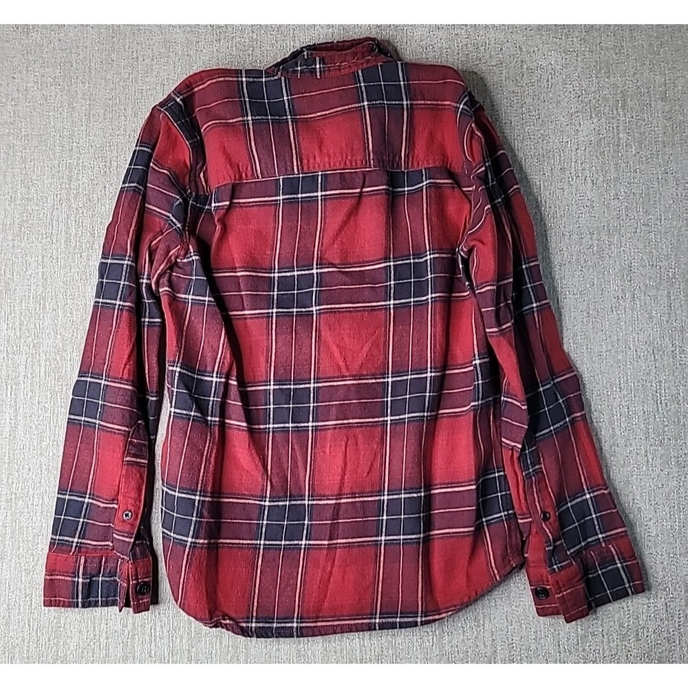 5 Abercrombie Kids Boys 9/10 Flannel Long Sleeve‎ Shirts Plaid & Sweatshirt EUC - Picture 6 of 15